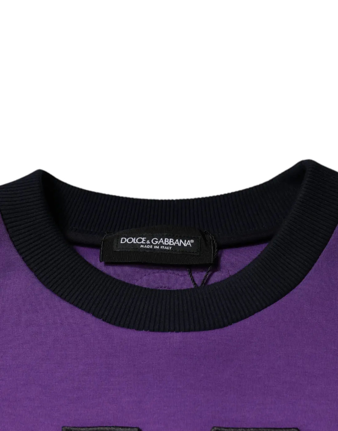 Dolce &amp; Gabbana Multicolor Crew Neck Men Sweatshirt Sweater