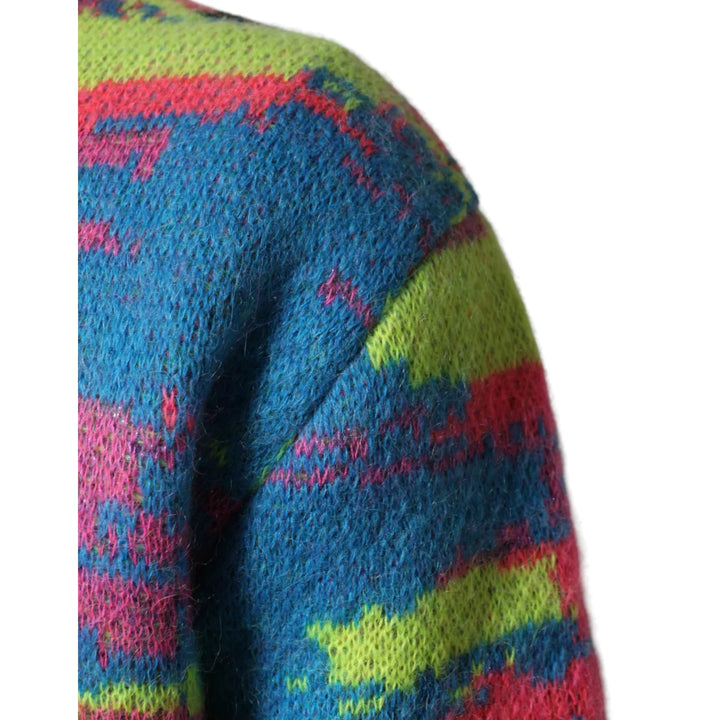 Dolce and Gabbana Multicolor Crew Neck Sweater for Men Urban Style &