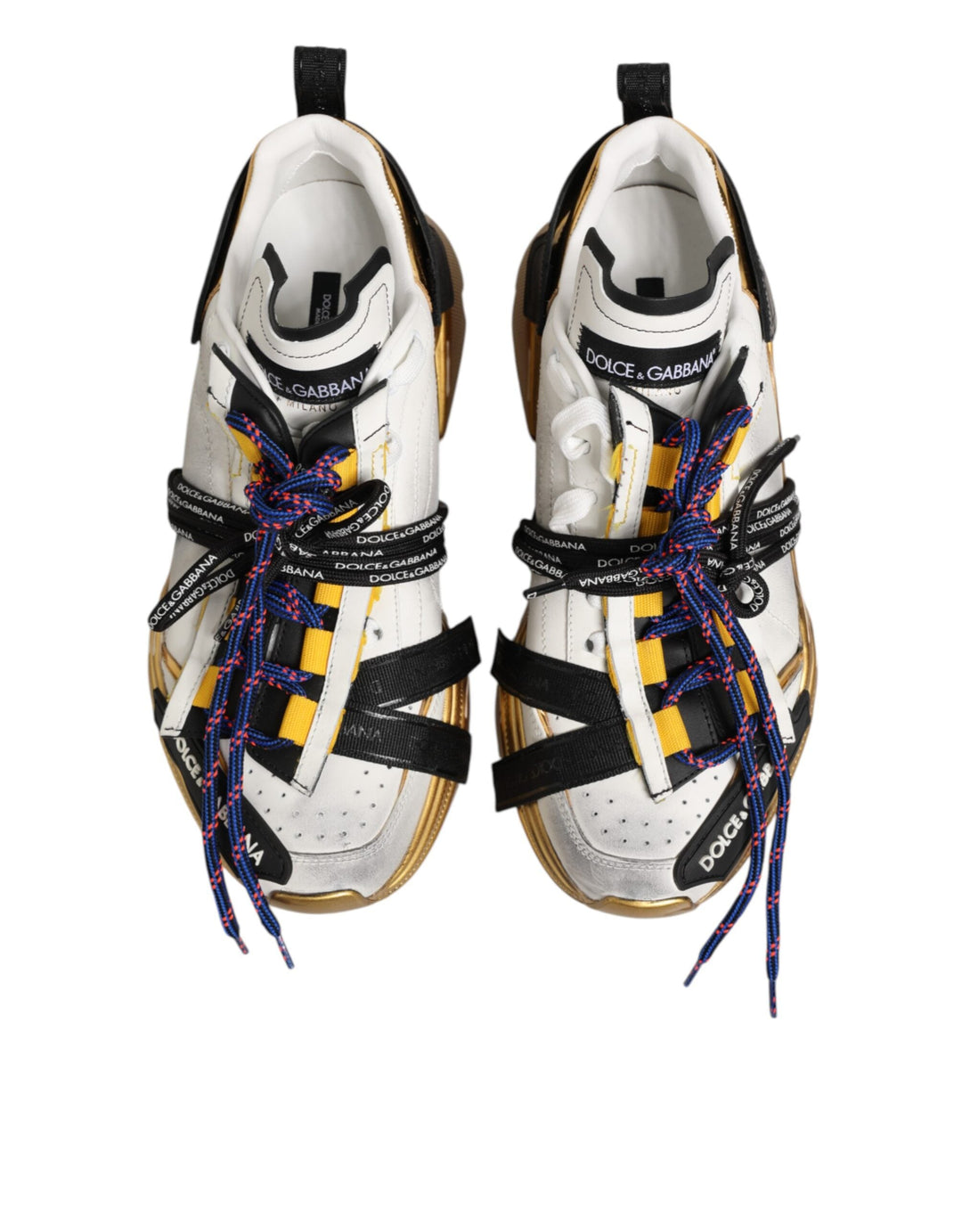 Dolce &amp; Gabbana Multicolor Daymaster Low Top Sneakers Shoes