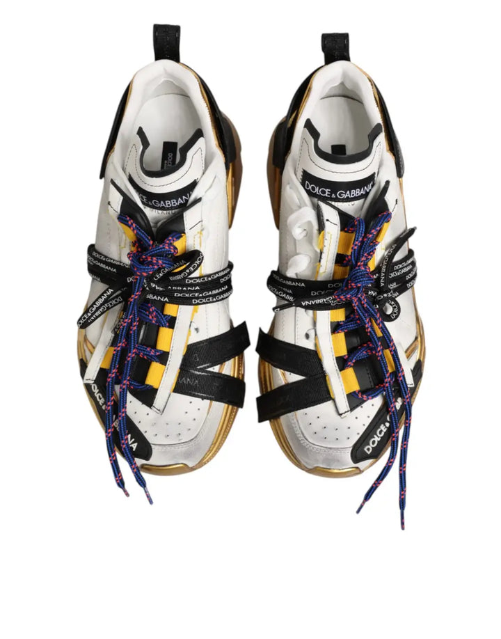 Dolce &amp; Gabbana Multicolor Daymaster Low Top Sneakers Shoes