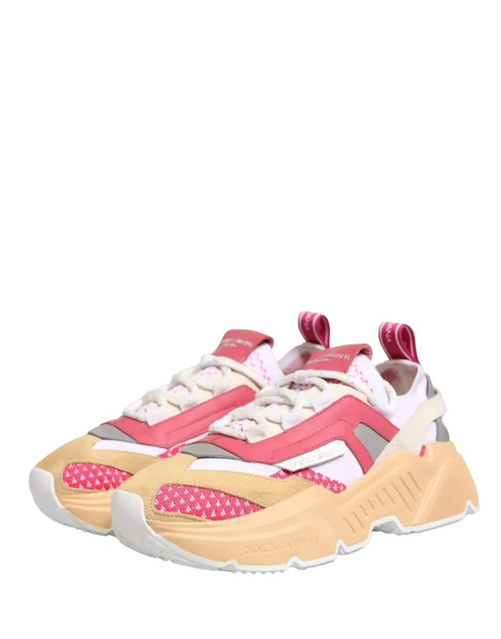 Dolce &amp; Gabbana Multicolor Daymaster Low Top Sneakers Shoes