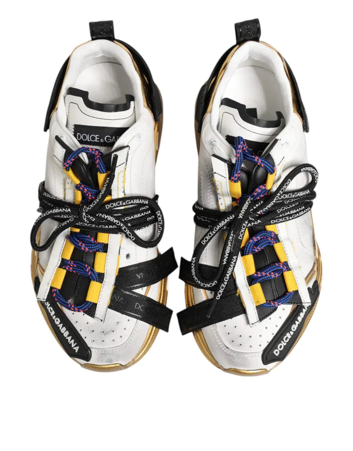 Dolce &amp; Gabbana Multicolor Daymaster Low Top Sneakers Shoes