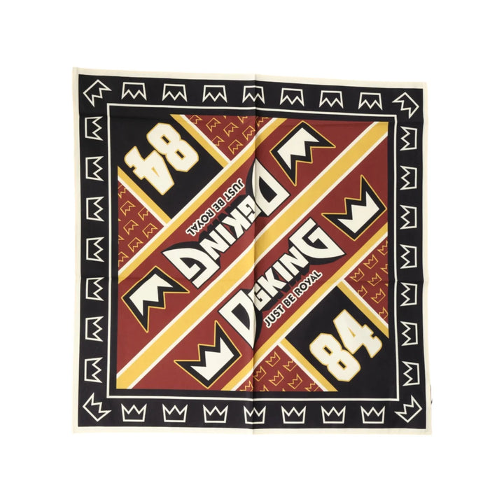 Dolce &amp; Gabbana Multicolor DG King Square Foulard 5cm x 50cm