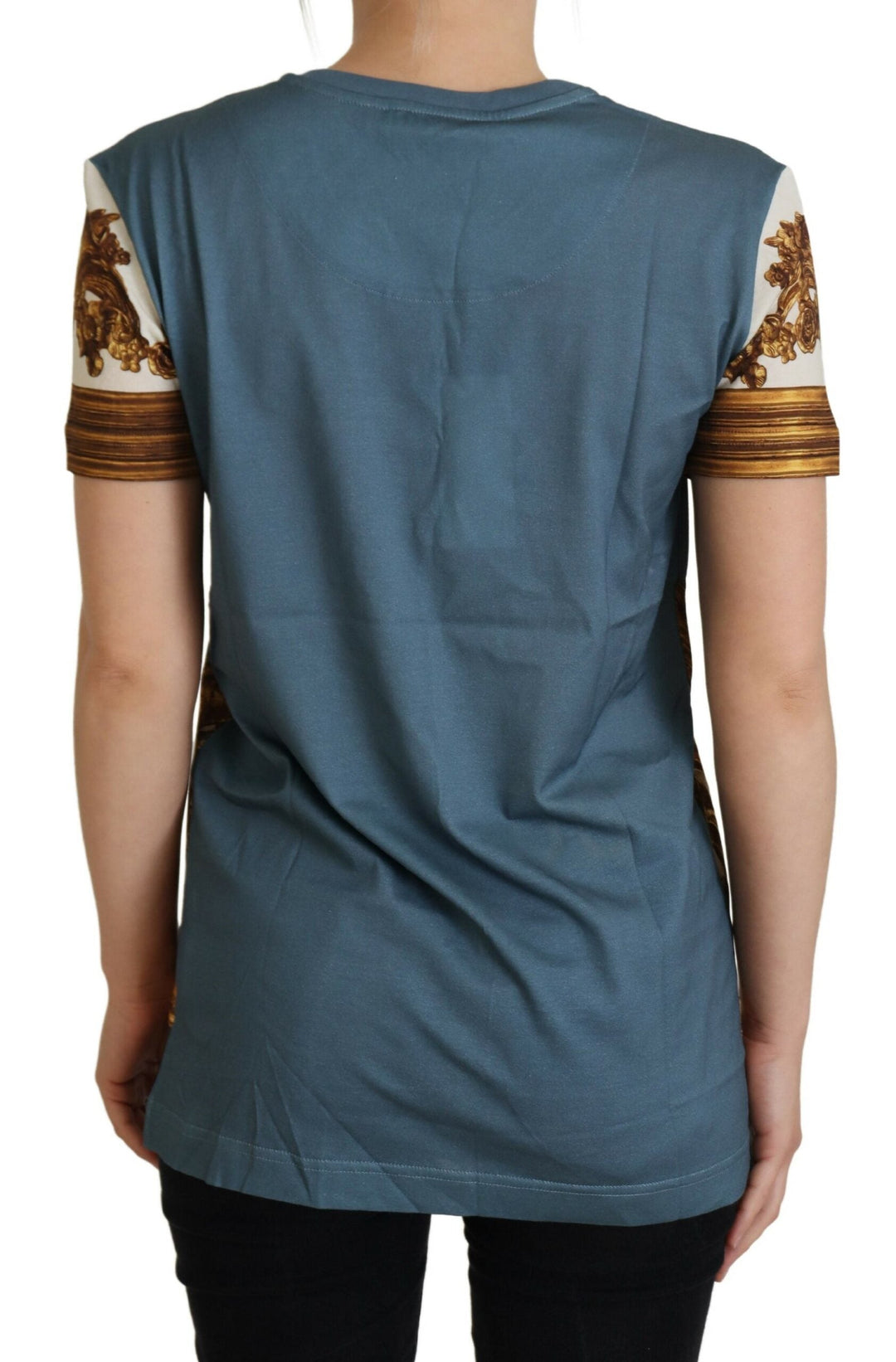 Dolce &amp; Gabbana - Multicolor DG Logo Angel Printed Shirt Top