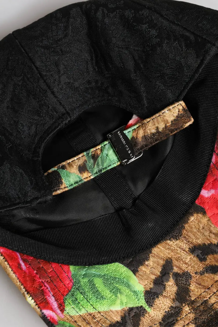 Dolce &amp; Gabbana Multicolor DG Logo Patch 6 Panels Baseball Cap