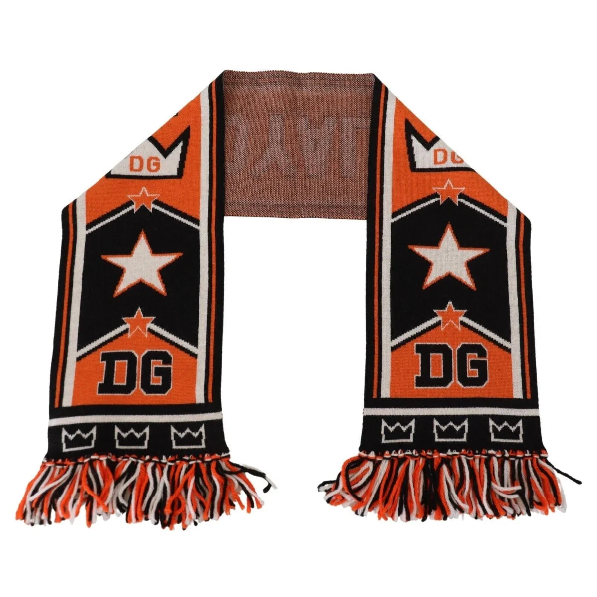 Dolce & Gabbana Multicolor DG Logo Printed Men Neck Wrap Shawl Scarf