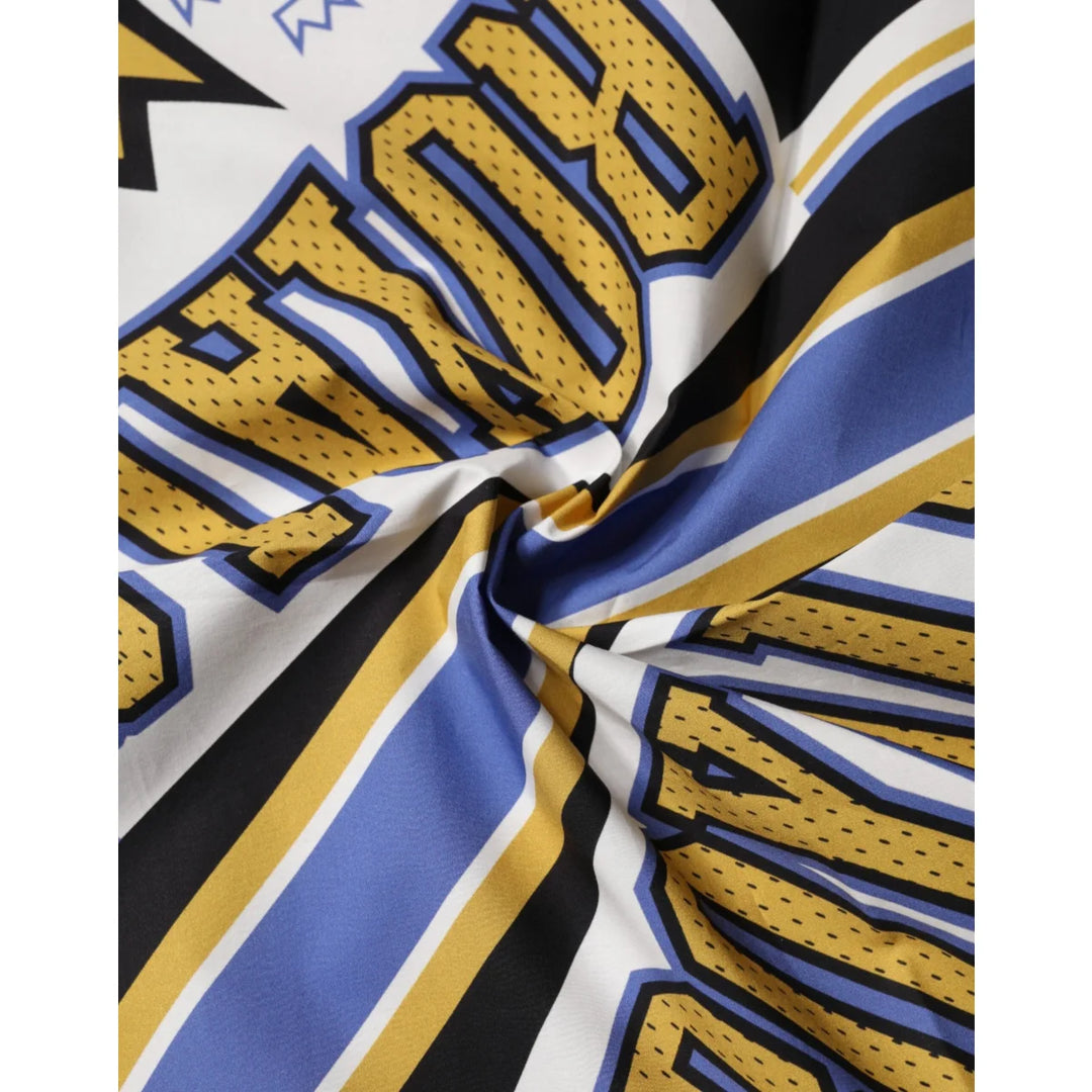 Dolce &amp; Gabbana Multicolor DG Royals Square Foulard 50cm x Scarf