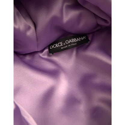 Dolce Gabbana Multicolor Dream Puffer Jacket with Brand Logo &