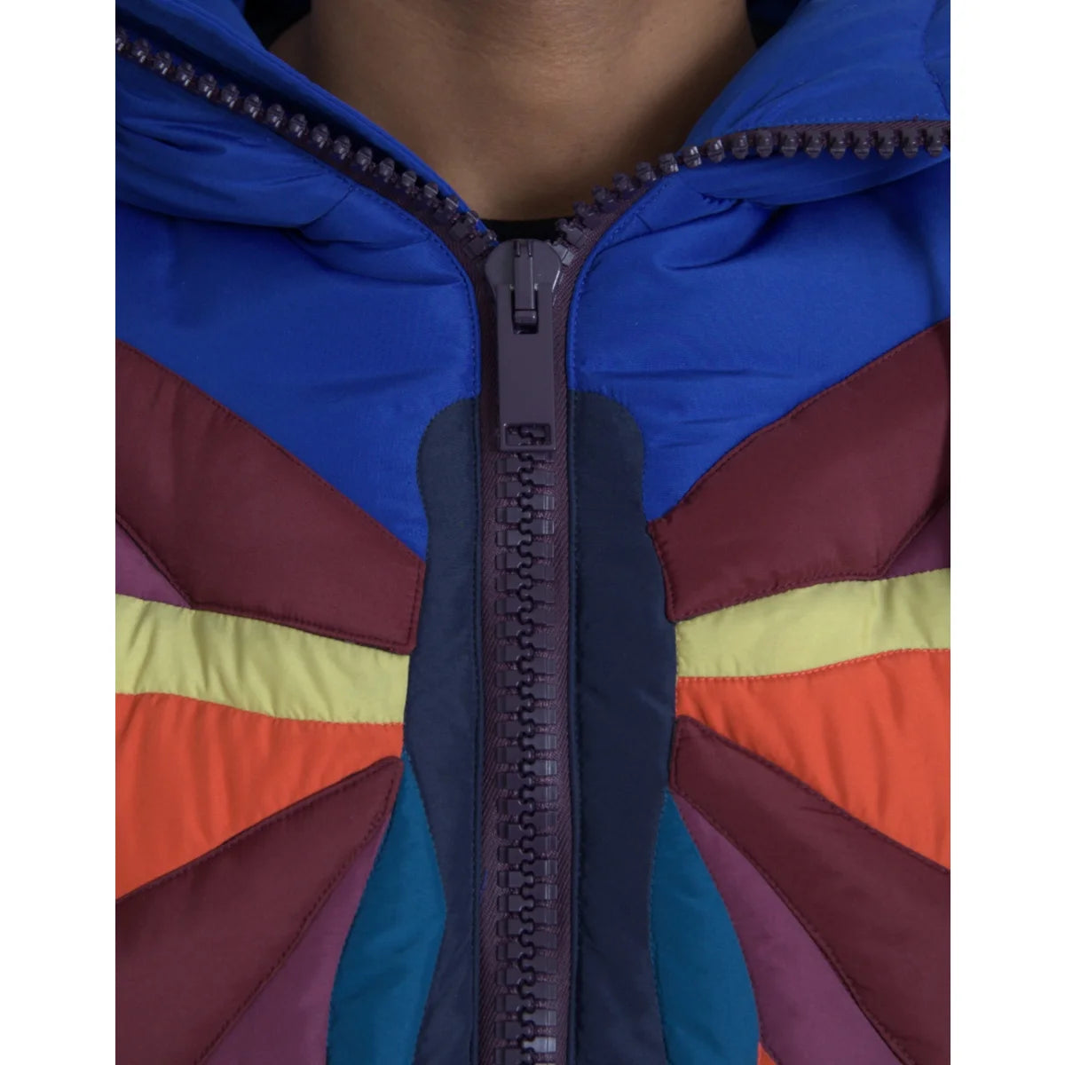 Dolce Gabbana Multicolor Dream Puffer Jacket with Logo and Multipockets &