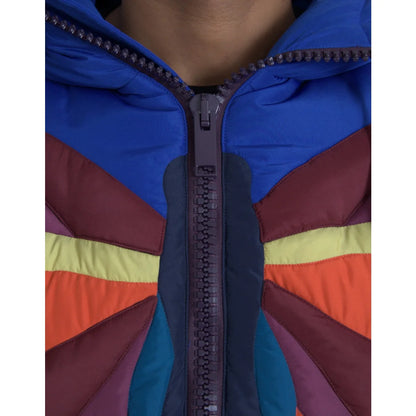 Dolce Gabbana Multicolor Dream Puffer Jacket with Logo and Multipockets &