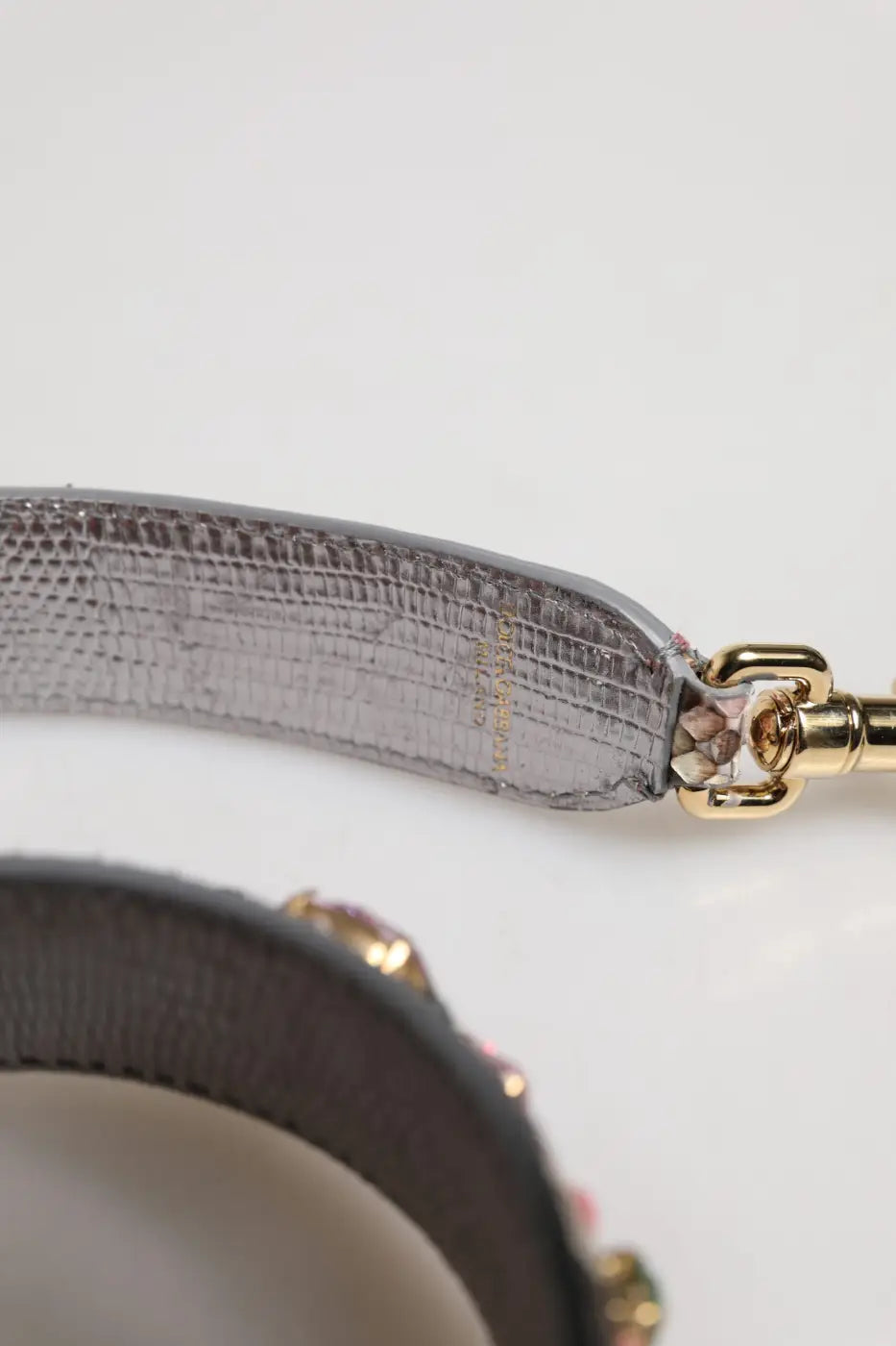 Dolce &amp; Gabbana Multicolor Embellished Handbag Shoulder Strap