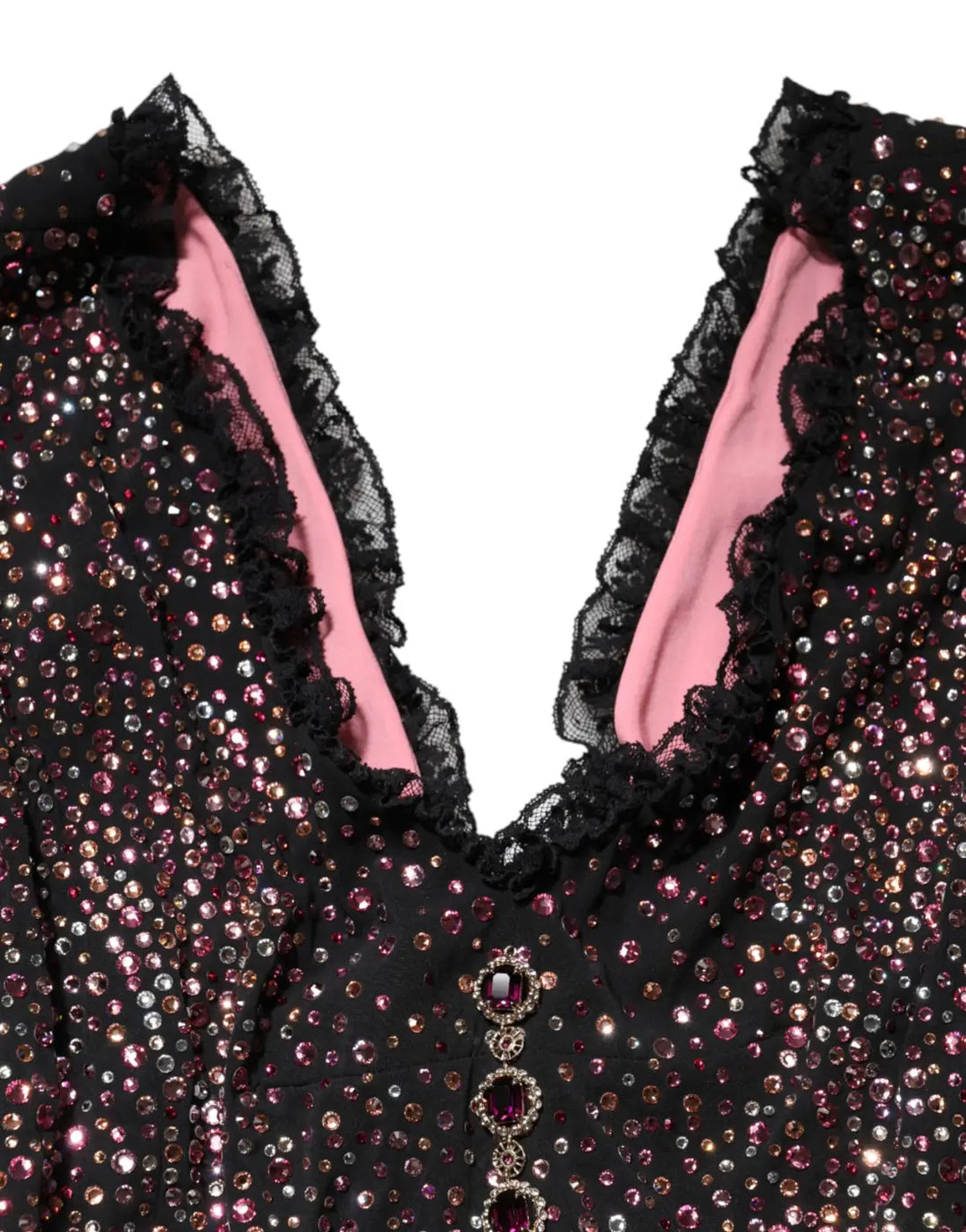 Dolce &amp; Gabbana Multicolor Embellished Mermaid Gown Dress