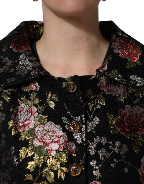 Dolce & Gabbana Sport Jackets - Multicolor Floral Brocade Blazer Jacket