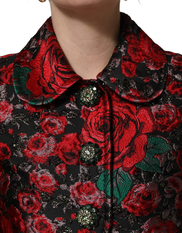 Dolce & Gabbana Sport Jackets - Multicolor Floral Brocade ButtonBlazer Jacket