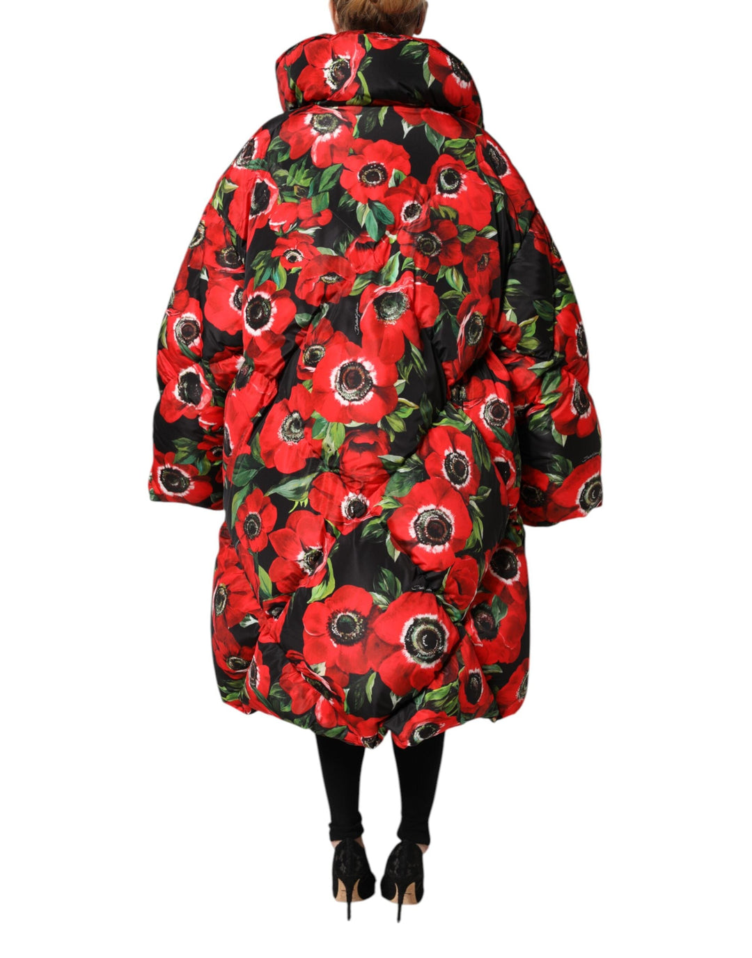 Dolce &amp; Gabbana Puffer Jackets - Multicolor Floral Full Zip Padded Jacket