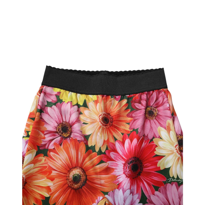 Dolce &amp; Gabbana Multicolor Floral Leggings StretchWaist Pants