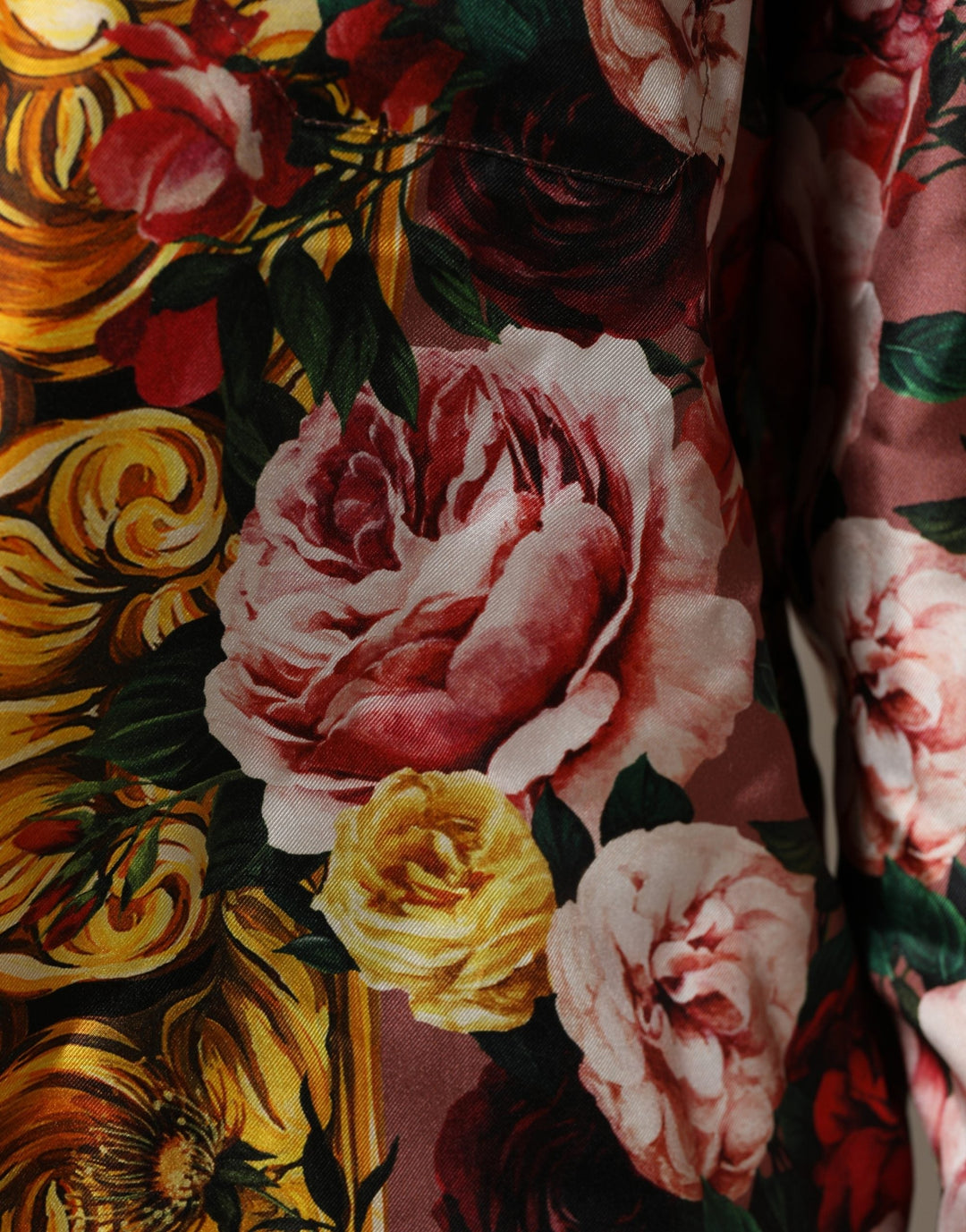 Dolce &amp; Gabbana Shirts - Multicolor Floral Long Sleeves Button Down Shirt Top