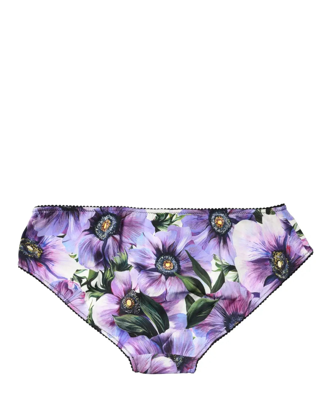 Dolce &amp; Gabbana Multicolor Floral Mid Waist Brief Panty Underwear
