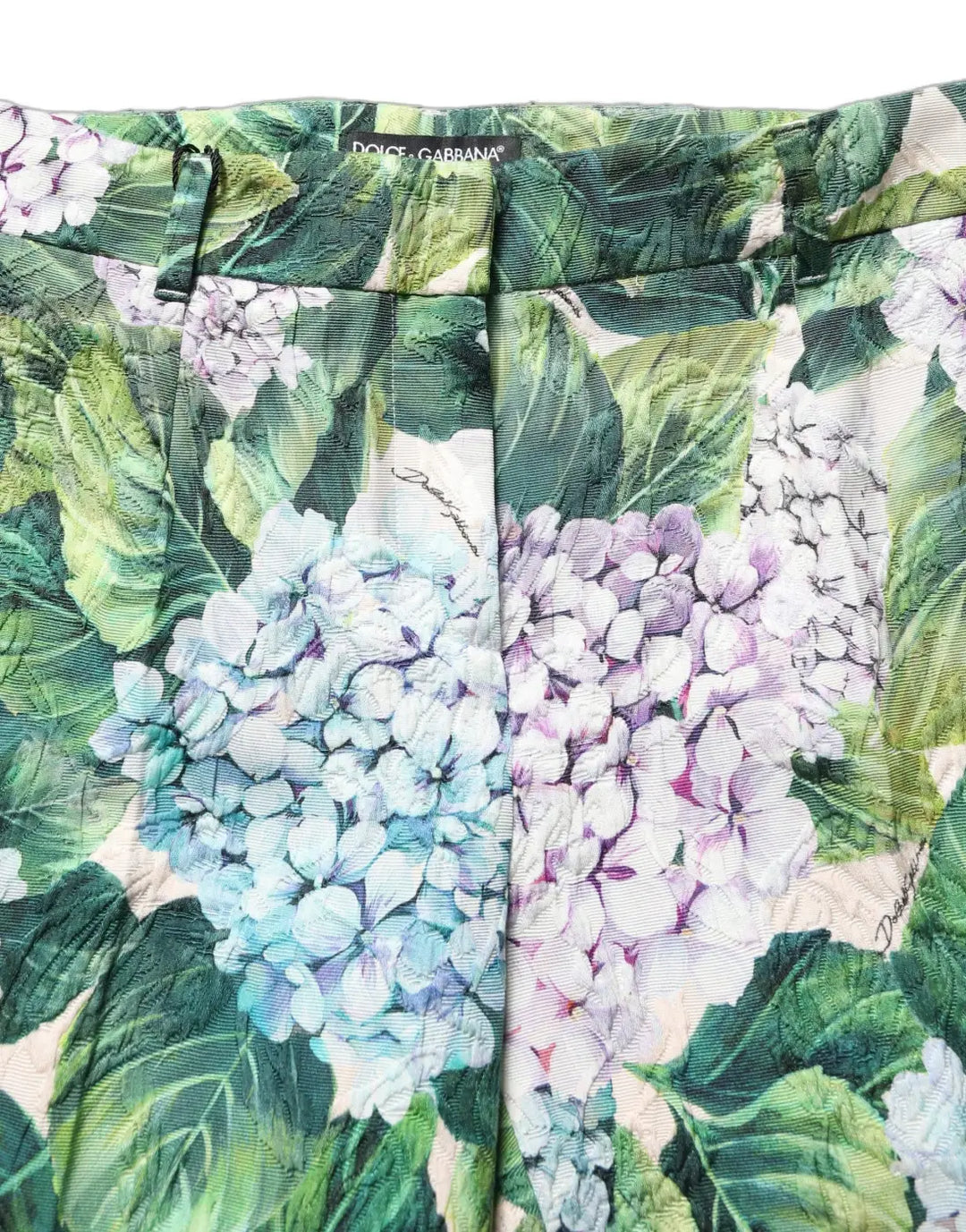 Dolce &amp; Gabbana Multicolor Floral Print Tapered Trouser Pants