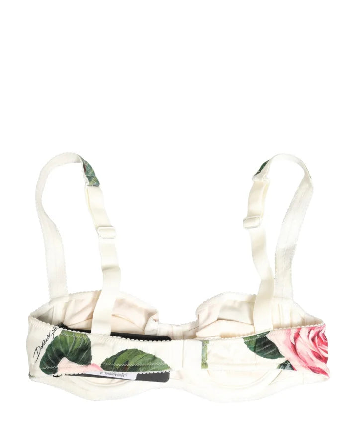 Dolce &amp; Gabbana Multicolor Floral Semi-Pad Underwire Underwear
