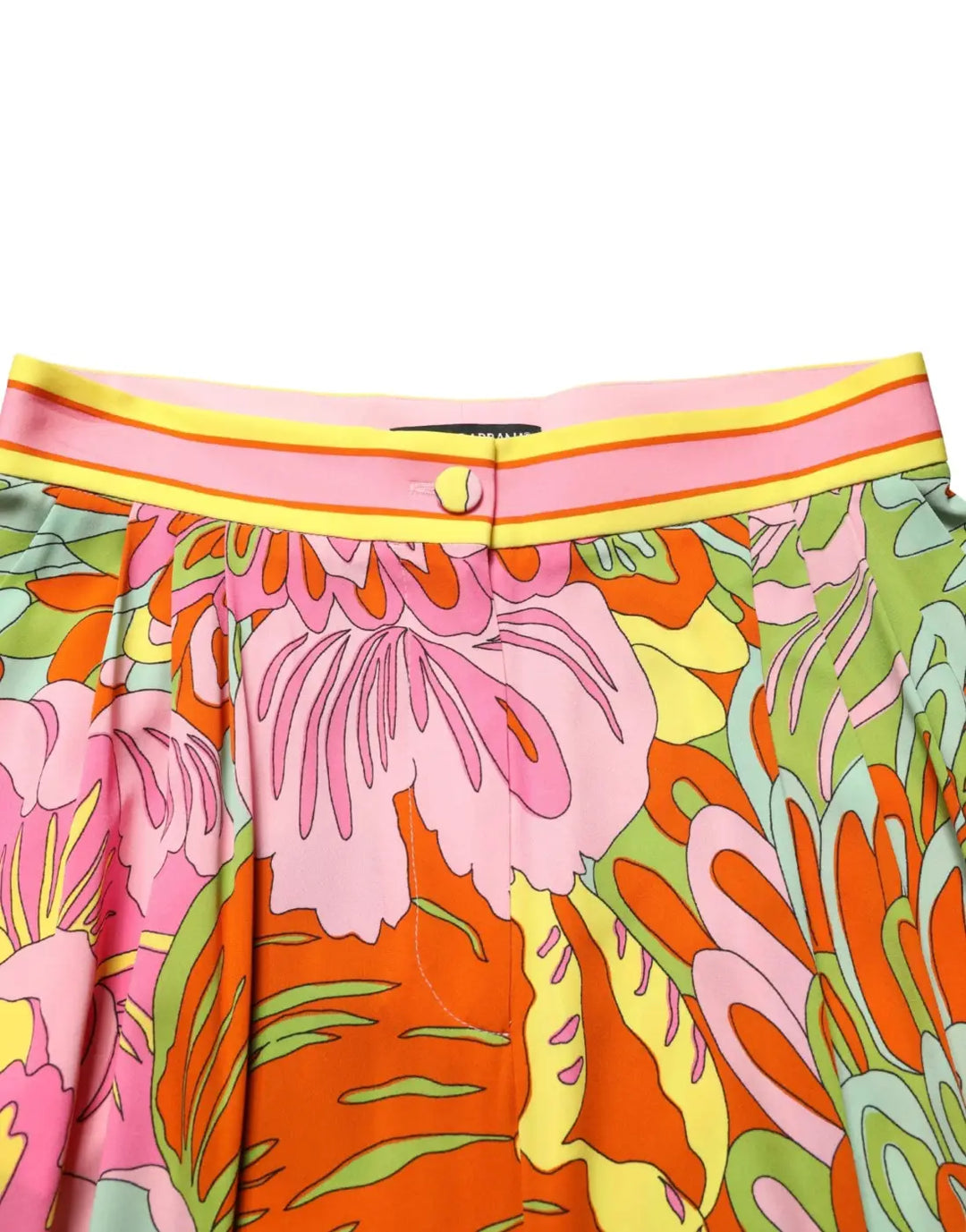 Dolce &amp; Gabbana Multicolor FloralPrint Cropped Trouser Pants