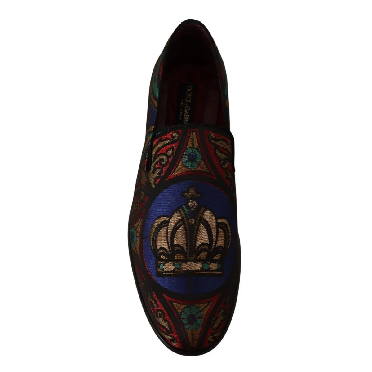 Dolce Gabbana Multicolor Jacquard Loafers Steal the Show &
