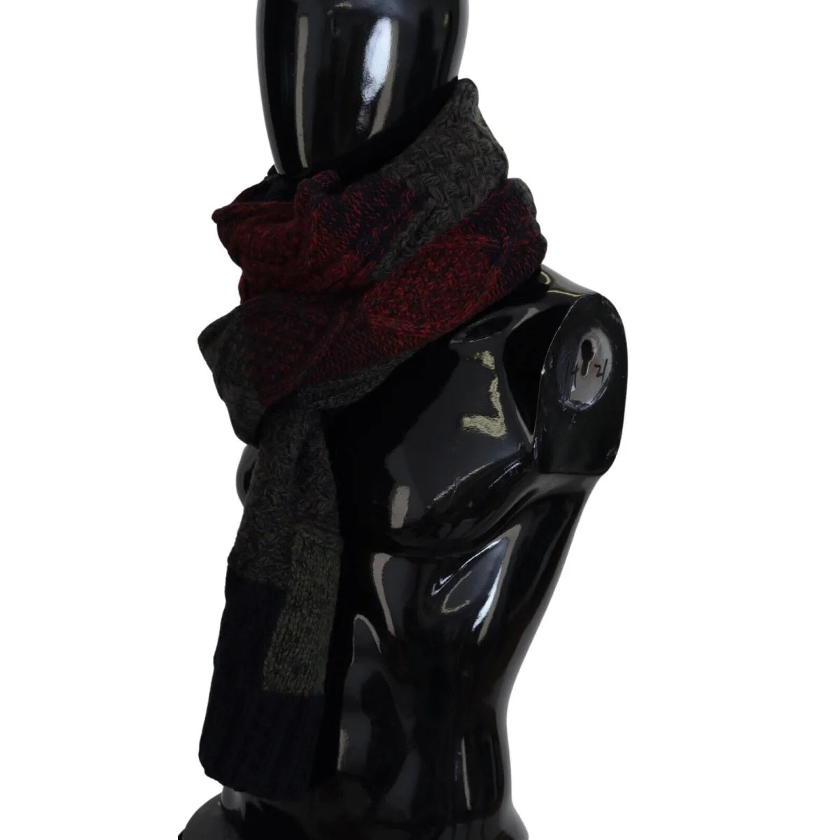 Dolce & Gabbana Multicolor Knitted Men Neck Wrap Shawl Scarf