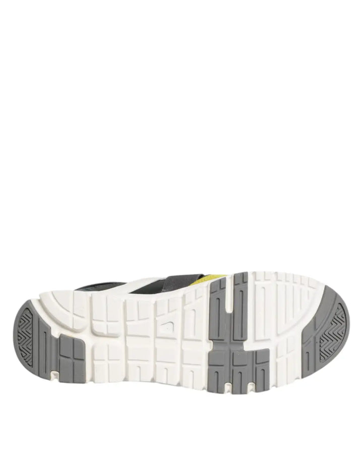 Dolce &amp; Gabbana Multicolor Lace Up Low Top Men Sneakers Shoes