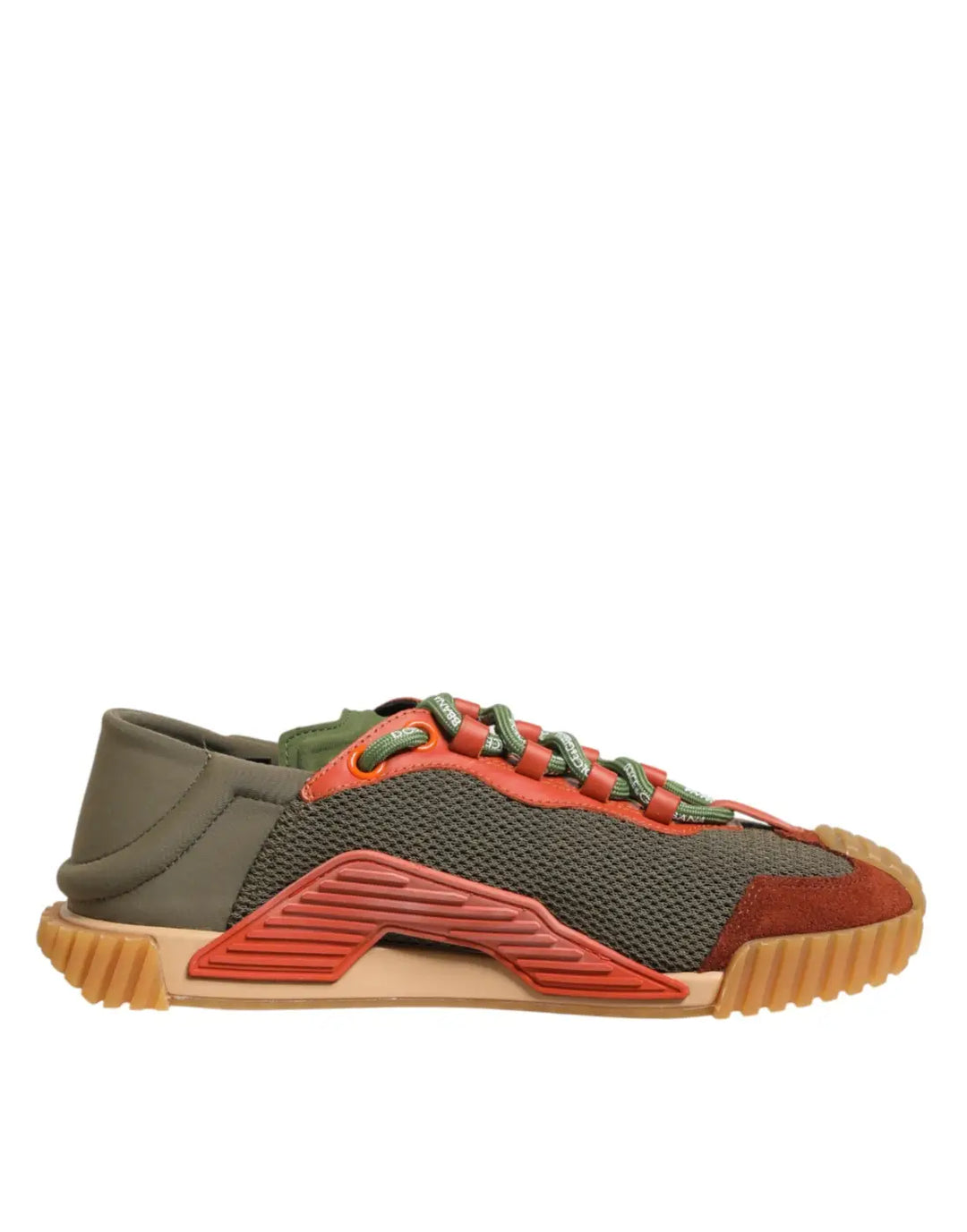Dolce &amp; Gabbana Multicolor Lace Up Low Top NS1 Sneakers Shoes