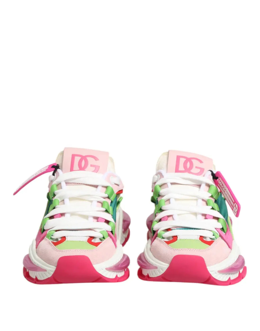 Dolce &amp; Gabbana Multicolor Leather Airmaster Low Top Sneaker Shoes