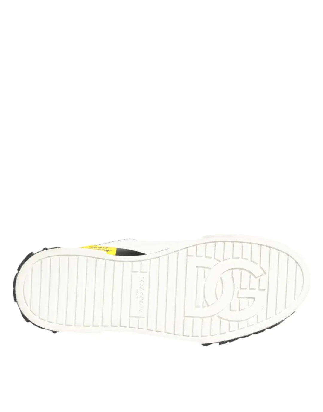 Dolce &amp; Gabbana Multicolor Leather Graffiti Low Top Sneakers Shoes
