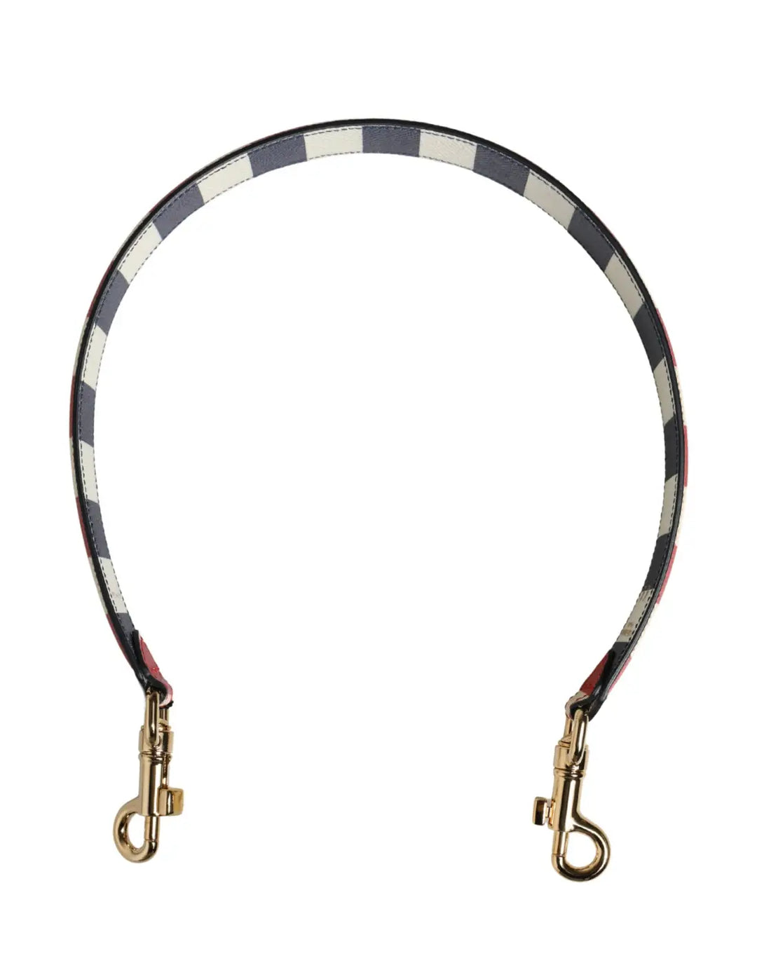 Dolce &amp; Gabbana - Multicolor Leather Striped Bag Accessory Shoulder Strap