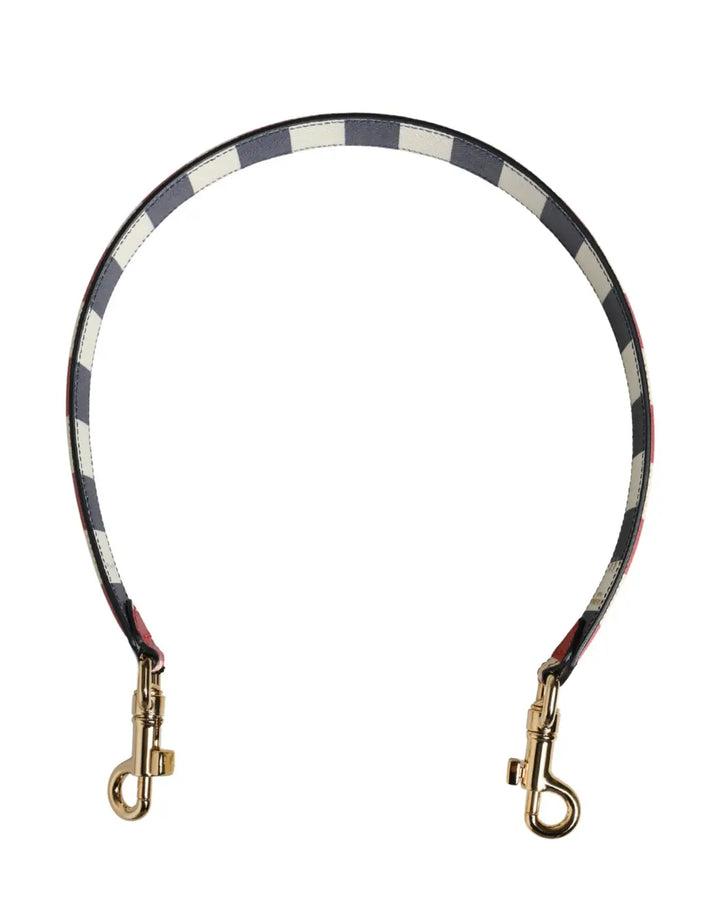 Dolce &amp; Gabbana - Multicolor Leather Striped Bag Accessory Shoulder Strap