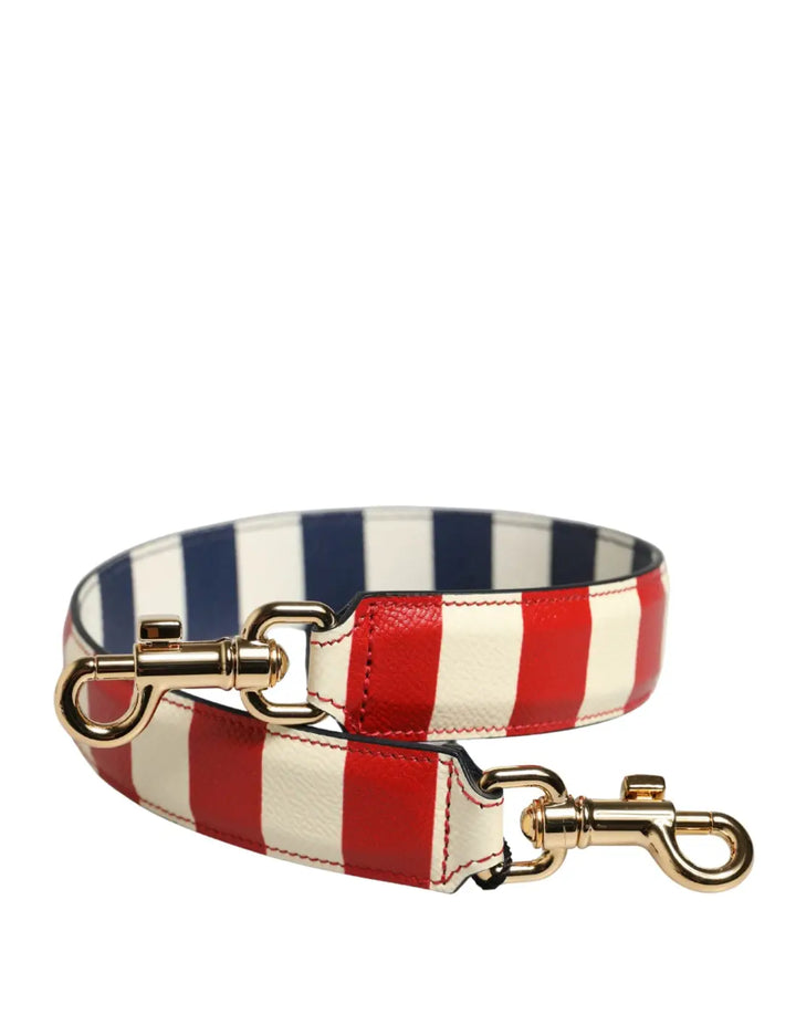 Dolce &amp; Gabbana - Multicolor Leather Striped Bag Accessory Shoulder Strap
