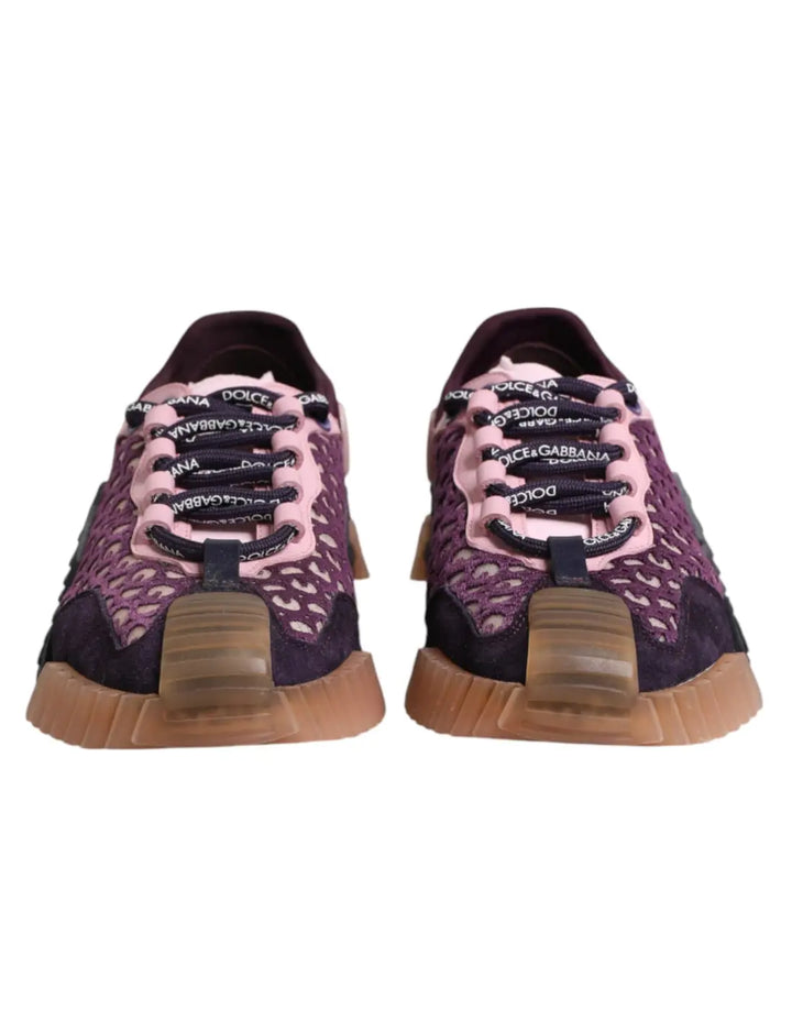 Dolce &amp; Gabbana Multicolor Logo Low Top NS1 Sneakers Shoes