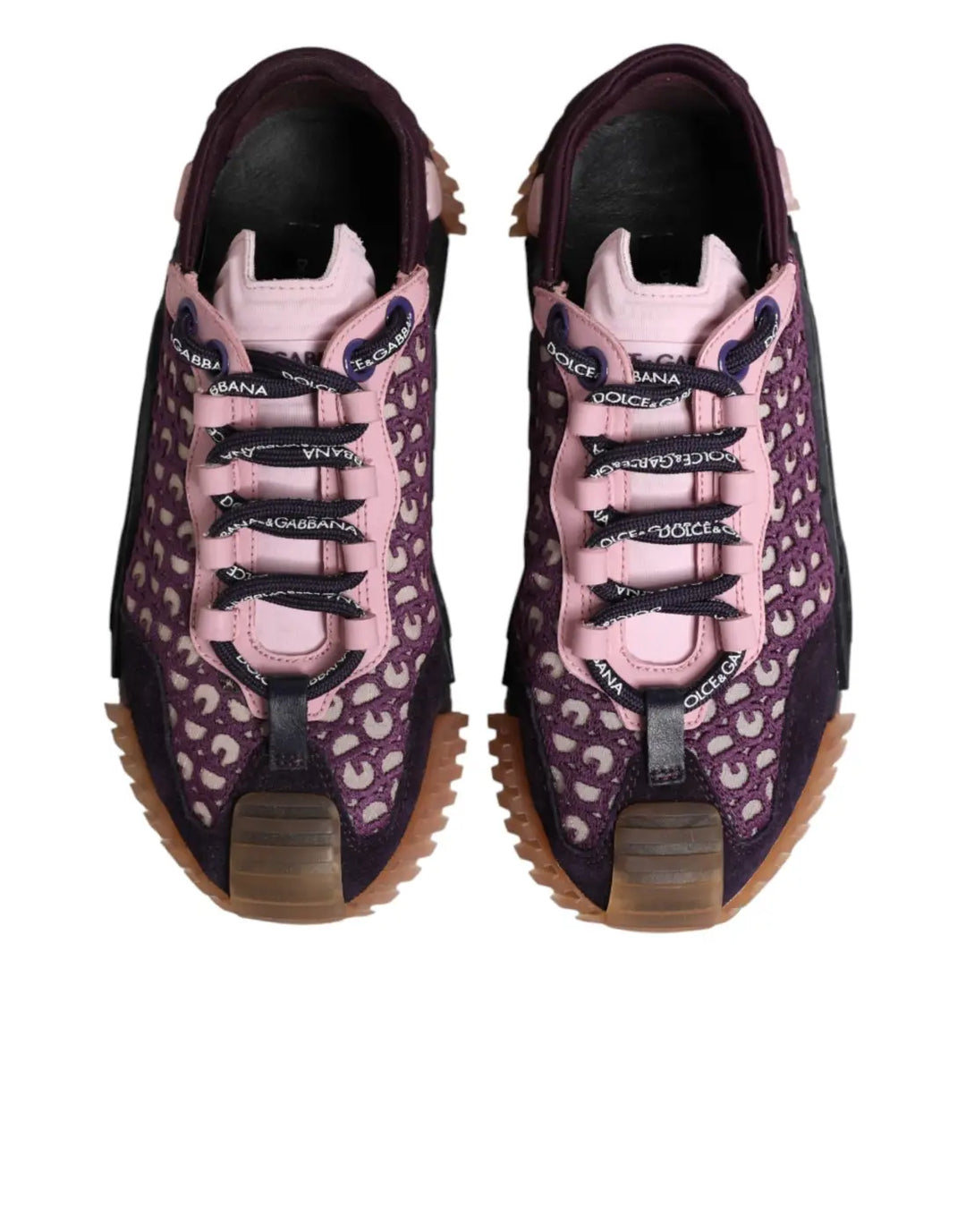 Dolce &amp; Gabbana Multicolor Logo Low Top NS1 Sneakers Shoes