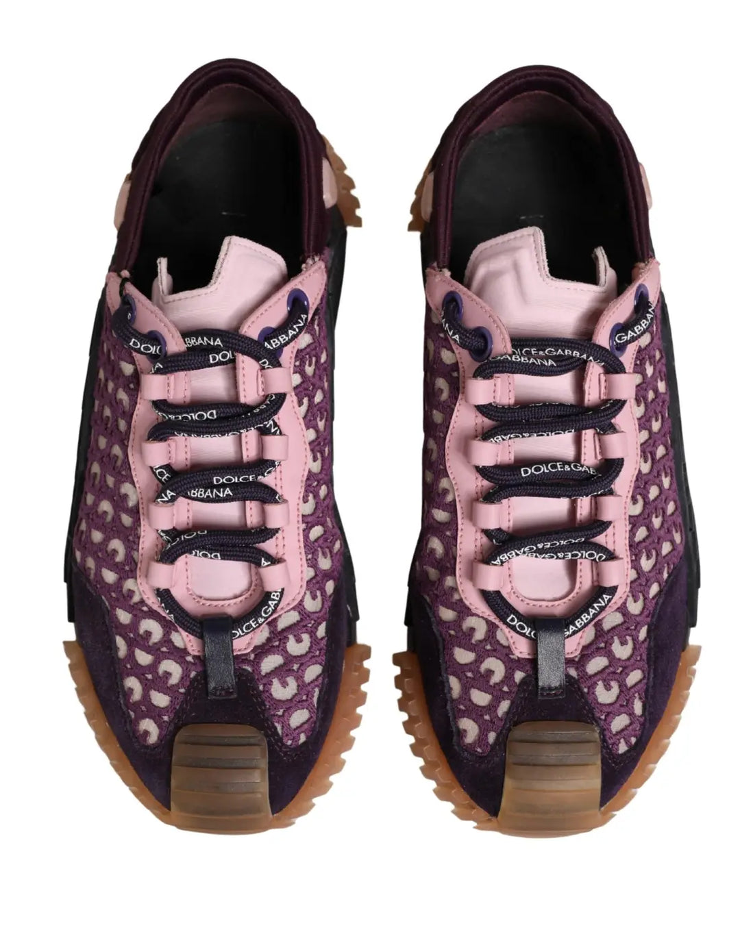 Dolce &amp; Gabbana Multicolor Logo Low Top NS1 Sneakers Shoes