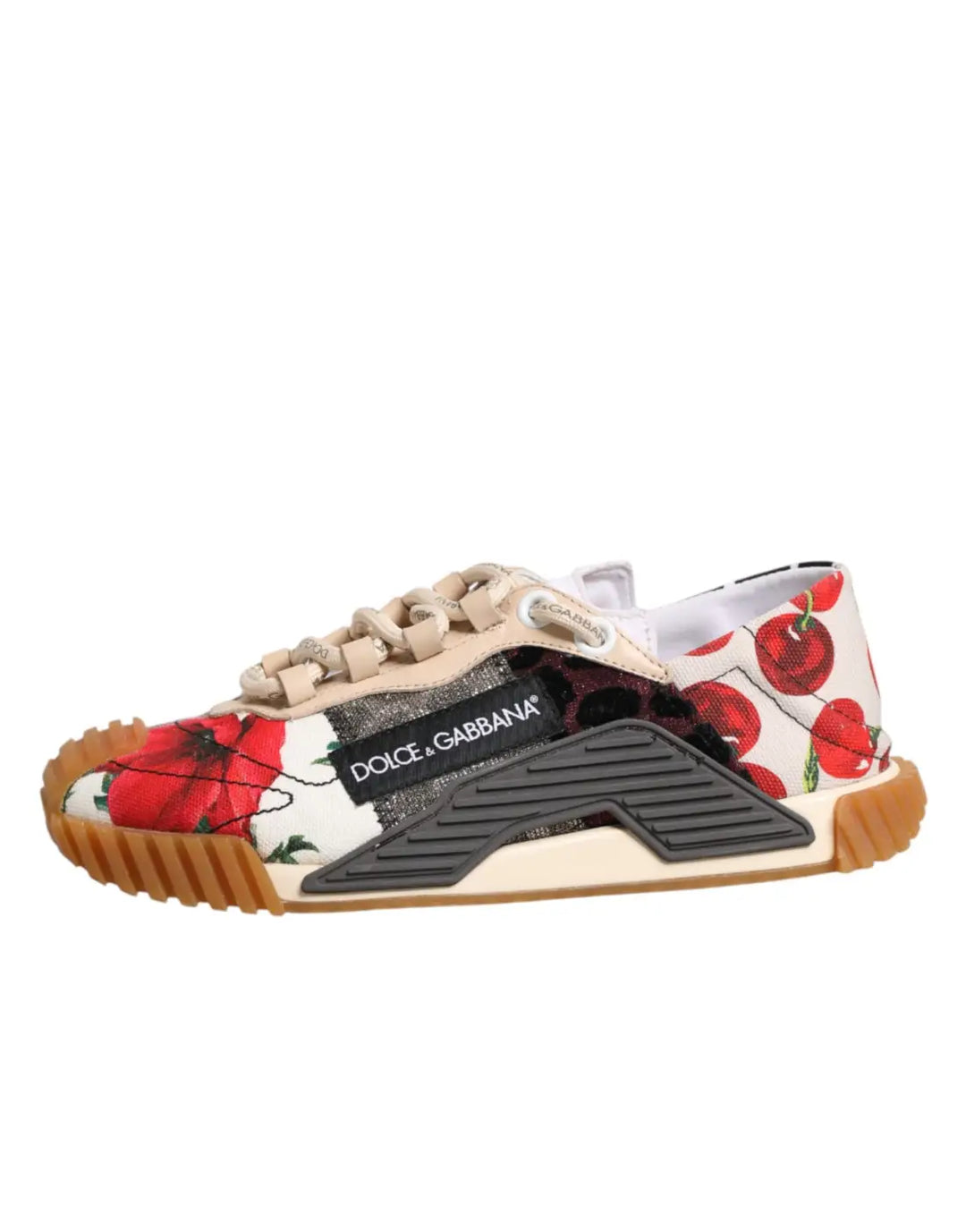 Dolce &amp; Gabbana Multicolor Logo Low Top NS1 Sneakers Shoes