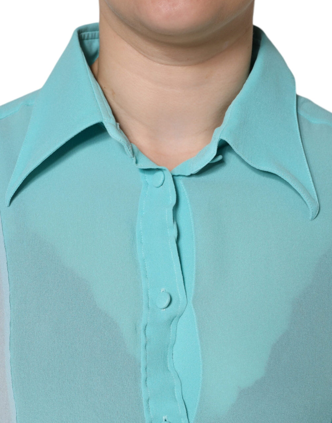 Dolce &amp; Gabbana Blouses - Women’s Multicolor Long Sleeve Button Blouse Top