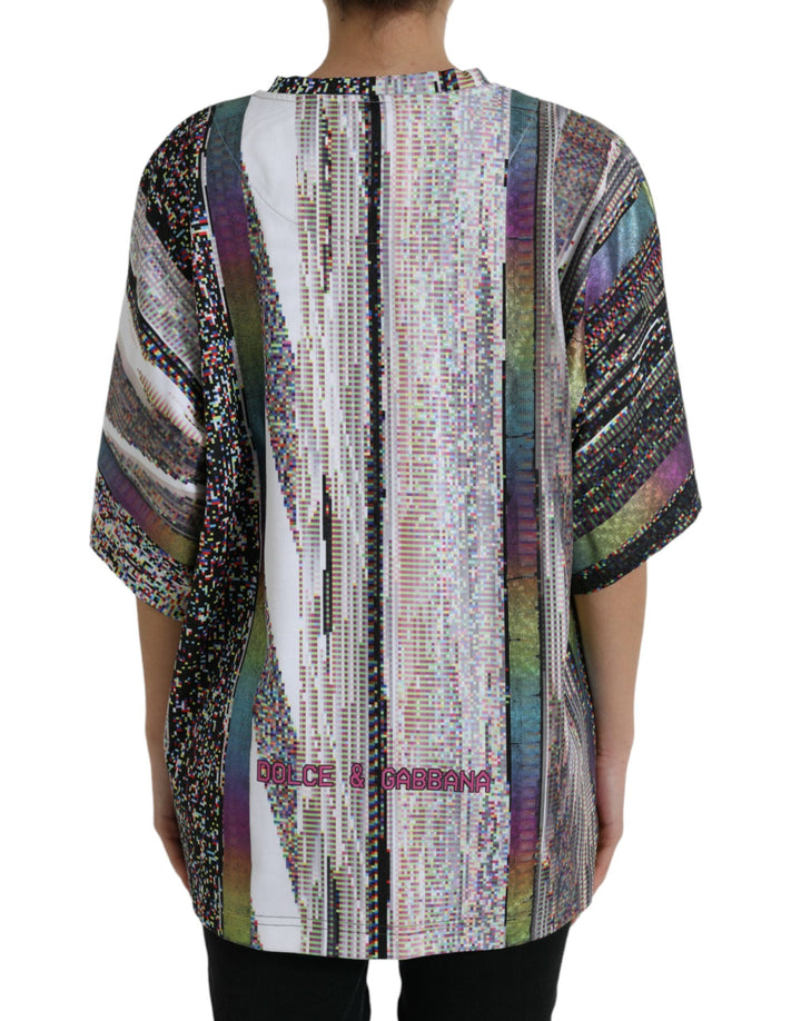 Dolce &amp; Gabbana - Multicolor With Love Always Print T-shirt