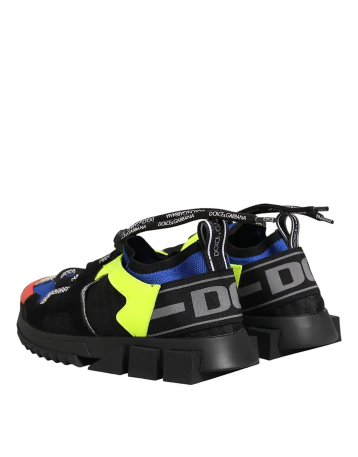 Dolce &amp; Gabbana Multicolor Low Top Sorrento Sneakers Shoes