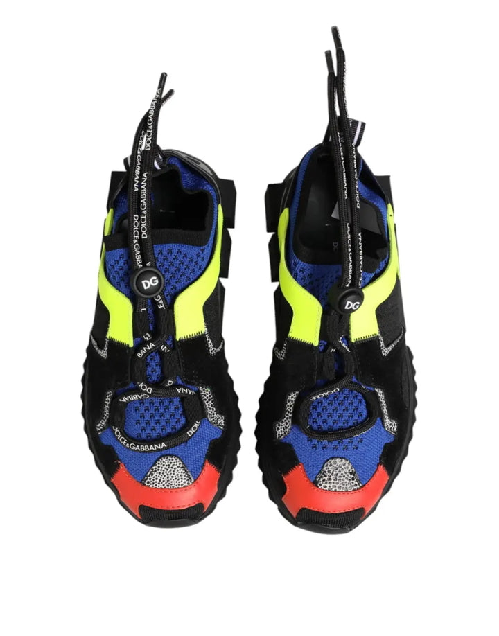 Dolce &amp; Gabbana Multicolor Low Top Sorrento Sneakers Shoes