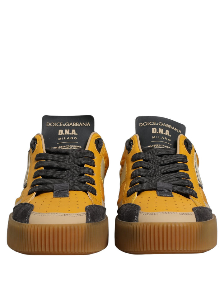 Dolce &amp; Gabbana Multicolor Miami Low Top Men Sneakers Shoes
