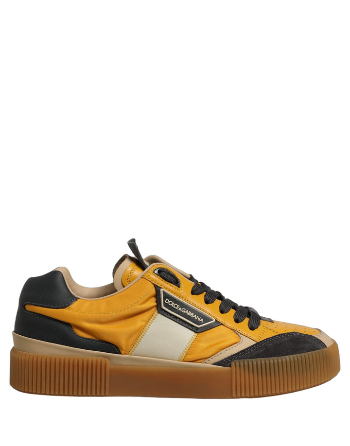 Dolce &amp; Gabbana Multicolor Miami Low Top Men Sneakers Shoes
