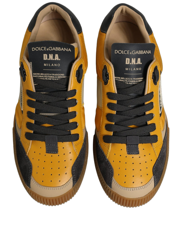 Dolce &amp; Gabbana Multicolor Miami Low Top Men Sneakers Shoes