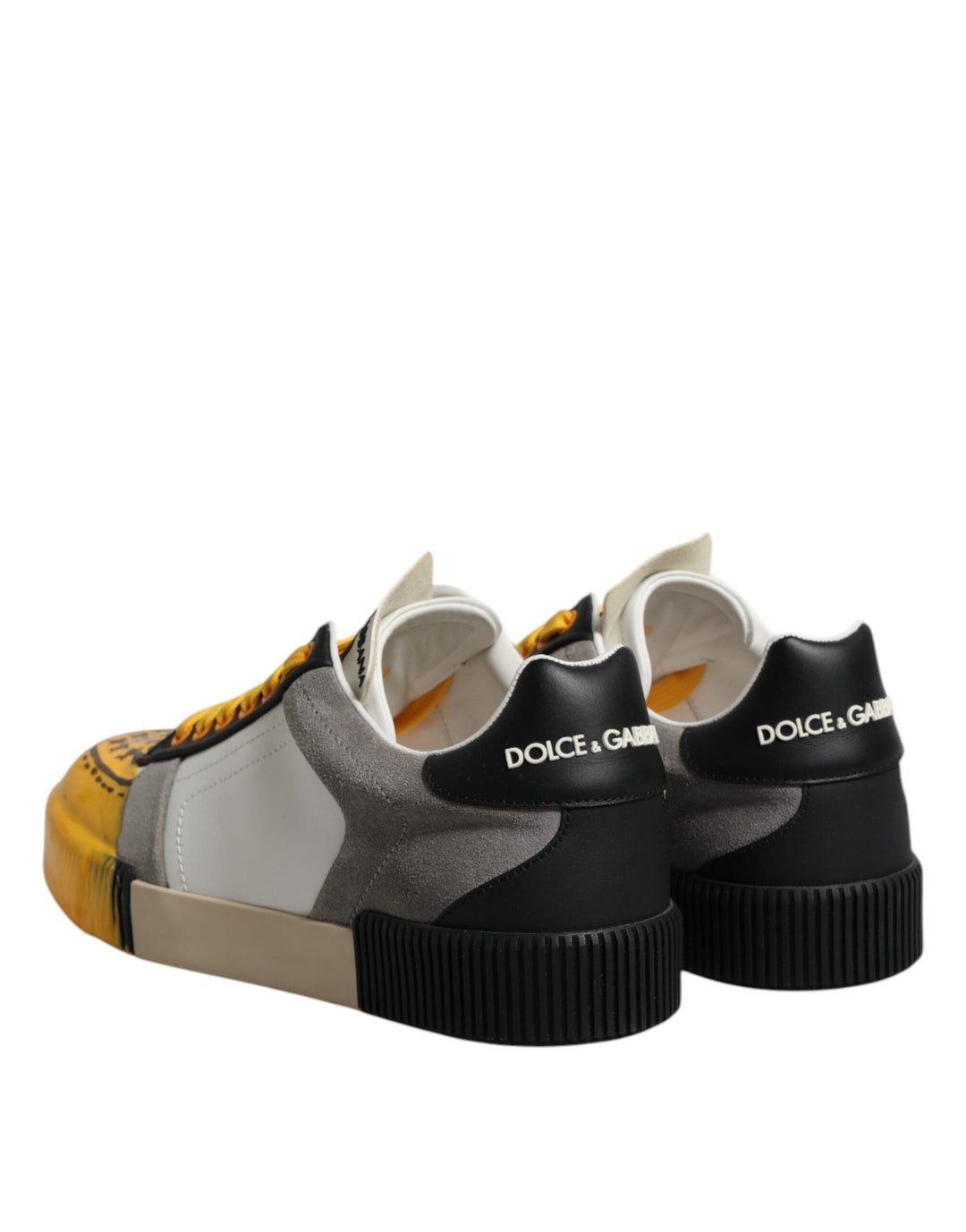 Dolce &amp; Gabbana Multicolor Miami Low Top Sneakers Shoes