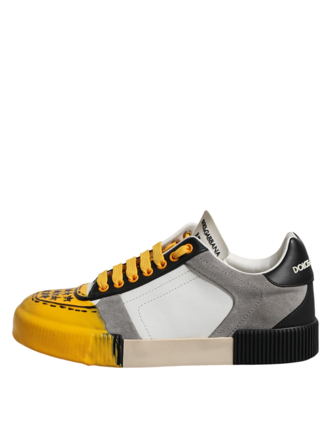 Dolce &amp; Gabbana Multicolor Miami Low Top Sneakers Shoes
