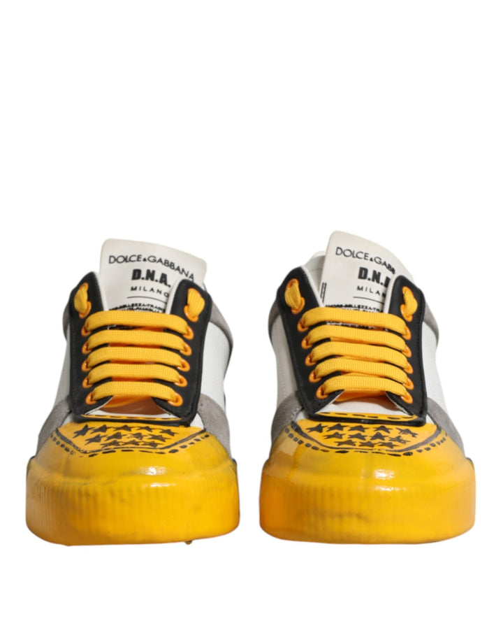 Dolce &amp; Gabbana Multicolor Miami Low Top Sneakers Shoes