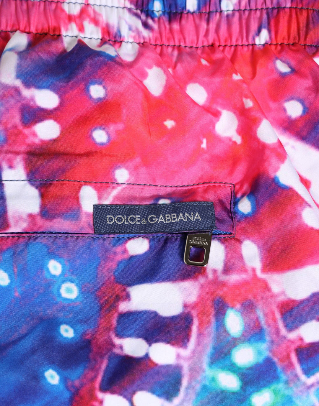 Dolce &amp; Gabbana Multicolor Neon Print Polyester Shorts Swimwear