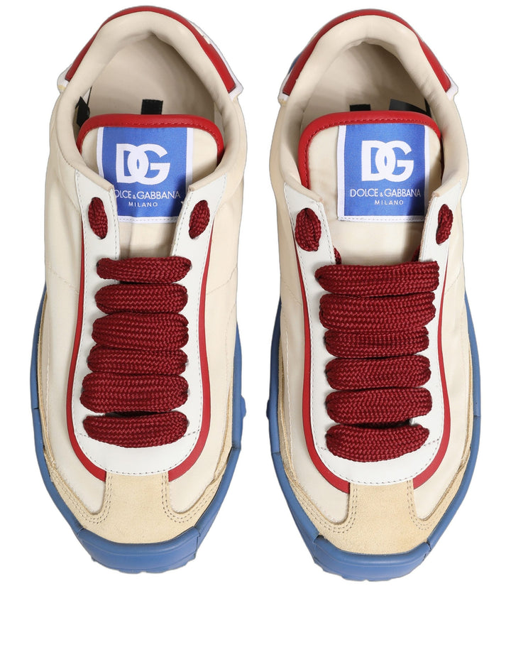 Dolce &amp; Gabbana Multicolor Old Runner Lace Up Sneakers Shoes